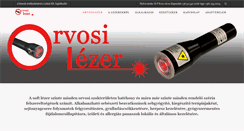 Desktop Screenshot of orvosilezer.hu