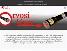 Tablet Screenshot of orvosilezer.hu